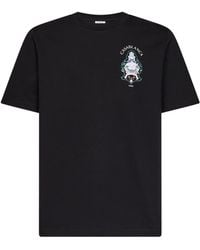 CASABLANCA - Cotton Jersey Hotel Emblem T-Shirt - Lyst