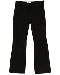 Ernest W. Baker - Suede Flared Trousers - Lyst