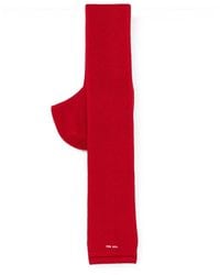 Stine Goya - Ribbed-Knit Logo-Embroidered Scarf - Lyst