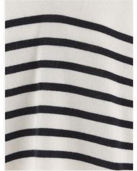 Allude - Cashmere Striped Sweater Wool - Lyst