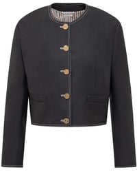 Thom Browne - Cardigan With Box Pleats - Lyst