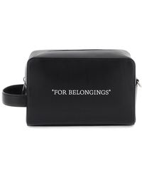 Off-White c/o Virgil Abloh - Quote-print Zip-up Wash Bag - Lyst