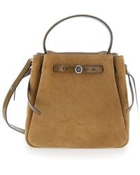Tory Burch - Bucket Bag Romy Leather Calf Handbags - Lyst