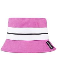 Palm Angels - Venice Track Logo Bucket Hat - Lyst
