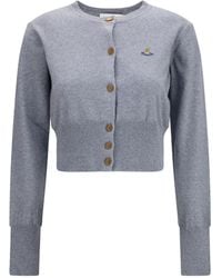 Vivienne Westwood - Crop Cardigan Bea Cotton - Lyst