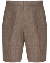 ZEGNA - Linen Shorts - Lyst