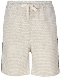 Drole de Monsieur - Cotton Blend Shorts With Drawstring - Lyst
