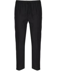 Calvin Klein - Straight Leg Tracksuit Style Trousers - Lyst
