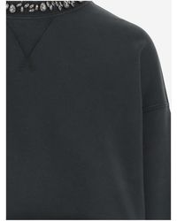 Golden Goose - Cotton Sweatshirt With Crystals - Lyst