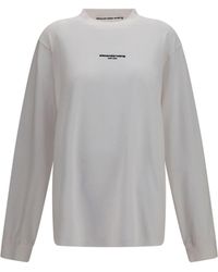 Alexander Wang - Long-Sleeve Logo T-Shirt - Lyst