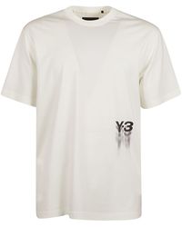 Y-3 - Gfx Logo T-Shirt - Lyst