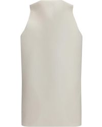 Balenciaga - Beige Wool Oves Aries Casual Dress - Lyst