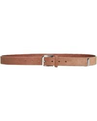 Brunello Cucinelli - Chestnut Leather Belt - Lyst