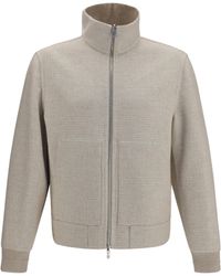 Brunello Cucinelli - Double-Face Cashmere Jacket Kashmir/Capra Hircus - Lyst