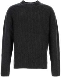 LeKasha - Charcoal Cashmere Stmalom Sweater - Lyst