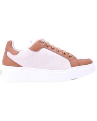 Max Mara - Round Toe Lace-up Sneakers - Lyst
