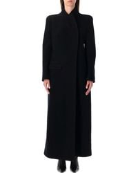 Tom Ford - Long Wool Coat Blac - Lyst