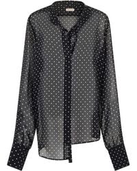 The Mannei - Silk Shirt Polka Dot - Lyst