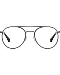 Jimmy Choo - Eyeglasses Round Full Rim, Frame And Clear Demo Lens Jc230080700 - Lyst