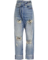 R13 Other Materials Jeans - Blue