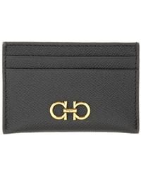 Ferragamo - Card Holder Gancini Calf Leather Wallets & Purses - Lyst