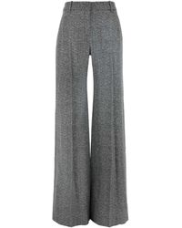 Ermanno Scervino - Printed Stretch Viscose Wide-Leg Pant - Lyst