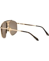 Alaïa - Sunglasses Square Aviator Metal Fibers Wallets & Purses - Lyst