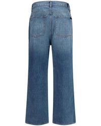 7 For All Mankind - Wide-Leg Jeans Cotton - Lyst