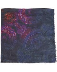 Etro - Modal And Cashmere Shawl With Dégradé Pattern - Lyst