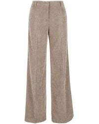 Le Plain - Corduroy Straight-Leg Pants Cotton Trousers - Lyst