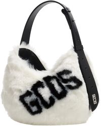 Gcds - Comma Twist Leather Hobo Bag - Lyst