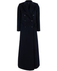 Le Plain - Long Double-Breasted Coat - Lyst