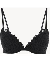 La Perla - Push-Up Bra With Macramé Lpd906397 Rings - Lyst