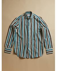 Doppiaa - Aalassio Striped Shirt - Lyst