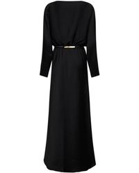 Max Mara - Lightweight Satin Msepentola Long Dress - Lyst