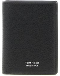 Tom Ford - Grain Leather Card Case - Lyst