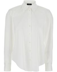 Le Plain - Shirt With Classic Collar And Button Cuffs - Lyst
