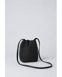 Brunello Cucinelli - Anthracite Textured Shoulder Bag - Lyst