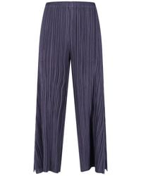 Pleats Please Issey Miyake - Pleated Pants - Lyst