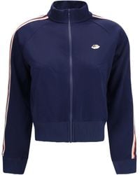 Fiorucci - Cropped Sweatshirt With Angels Patch Polyester Sweatshirts - Lyst