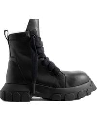 Rick Owens - Jumbo Laced Bozo Tractor Chunky Boots - Lyst