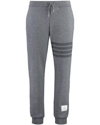 Thom Browne - Virgin Wool Track Pants Elastane - Lyst