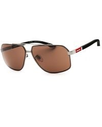 Chopard - Chopard Schg89 Metal Aviator Sunglasses - Lyst