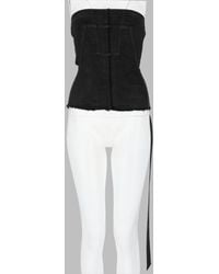 Rick Owens - Bustier Top Splintered Cotton Tops - Lyst