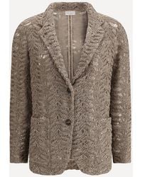 Brunello Cucinelli - Light Linen Blazer - Lyst