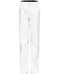 MM6 by Maison Margiela - Wax Trousers - Lyst