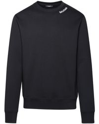 Balmain - Black Cotton Sweatshirt - Lyst