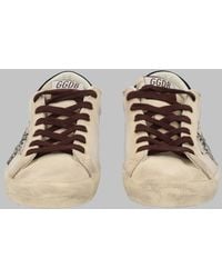 Golden Goose - 100% Cow Leather Sneakers, Made - Lyst
