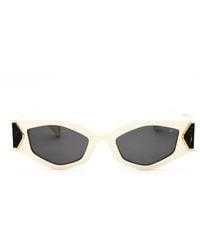 Philipp Plein - Sunglasses Geometric Full Rim, Shiny Frame And Dark Lens Spp136M5206K6 - Lyst