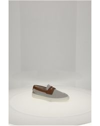 Dior - Boat Shoes Chester Calf Leather Loafers - Lyst